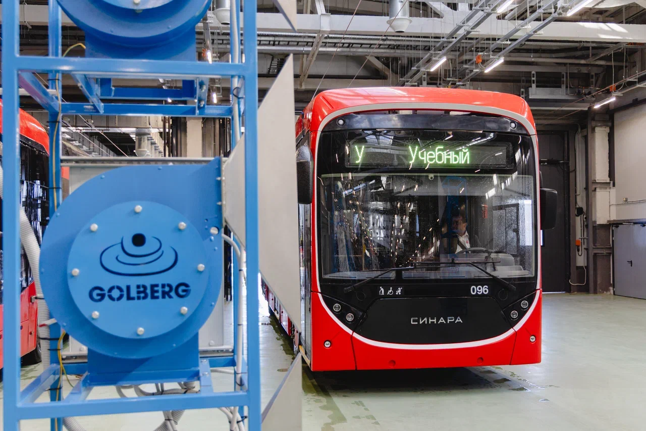 «Перспектива» на открытии нового троллейбусного депо!